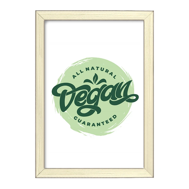 تابلو خندالو طرح وگن Vegan کد 31119