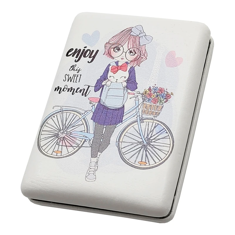 آینه جیبی مدل دختر و دوچرخه کد ZJ-MR38-23