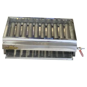 کباب پز گازی آکماز مدل 10 شعله سپر چدنی