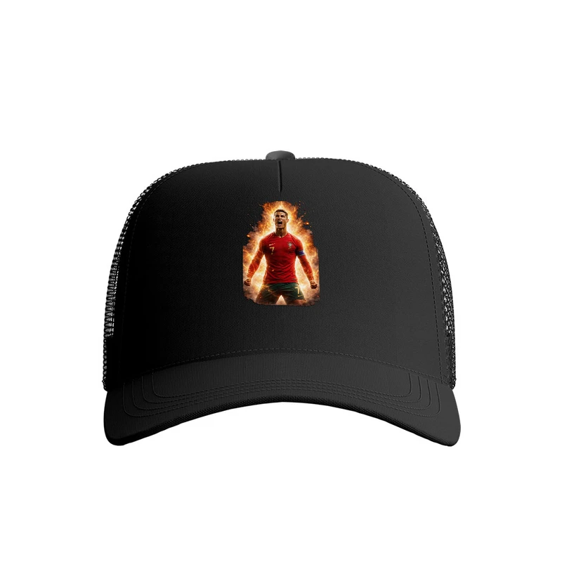کلاه کپ پاد آفرین مدل فوتبالی کریستیانو رونالدو کد 830