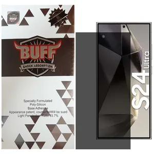 Buff Silicone-Privacy-G Screen Protector For Samsung Galaxy S24 Ultra
