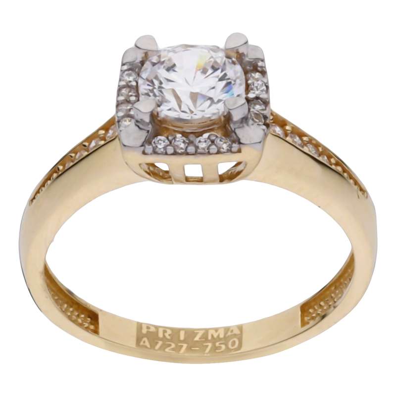 انگشتر طلا 18 عیار زنانه مایا ماهک مدل MR1115 طرح سولیتر