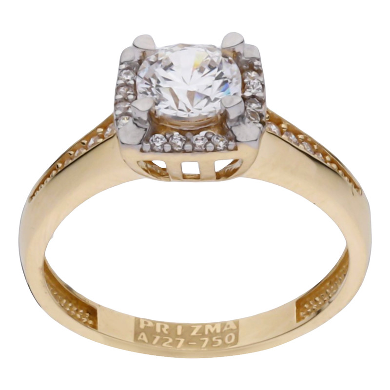 انگشتر طلا 18 عیار زنانه مایا ماهک مدل MR1115 طرح سولیتر