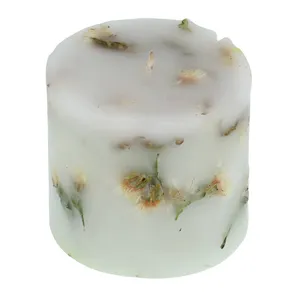 شمع مدل flower Cylindrical