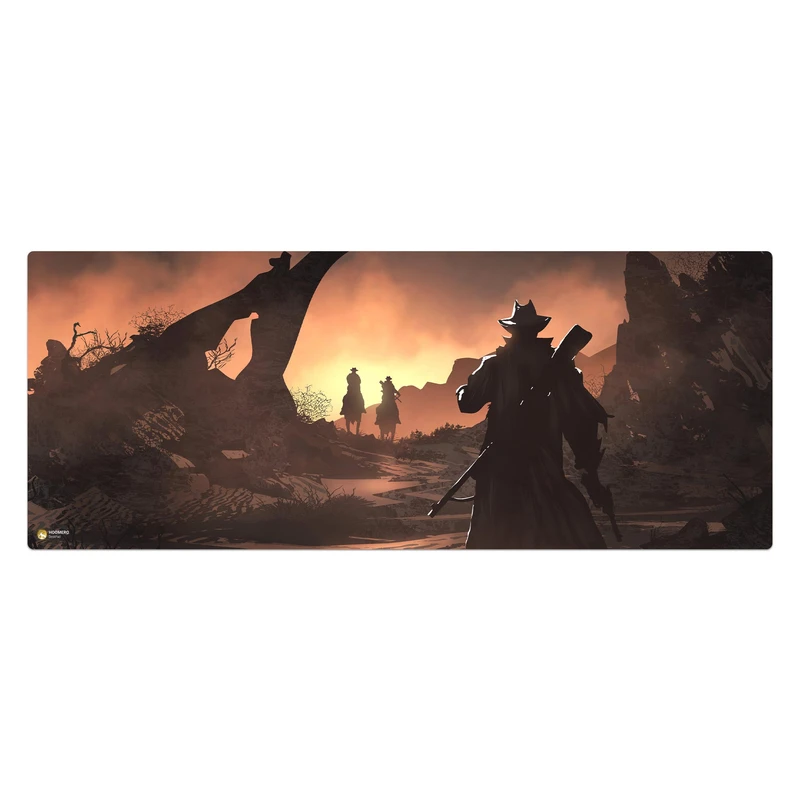 ماوس پد هومرو مدل HX554 طرح Red Dead Redemption سایز 40x100 سانتی‌متر