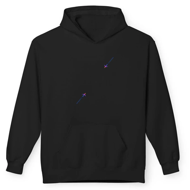 هودی مردانه پاد آفرین مدل اسپرت طرح هواپیما فانتزی کد 0408