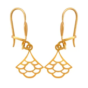 گوشواره طلا 18 عیار زنانه مدل OO111