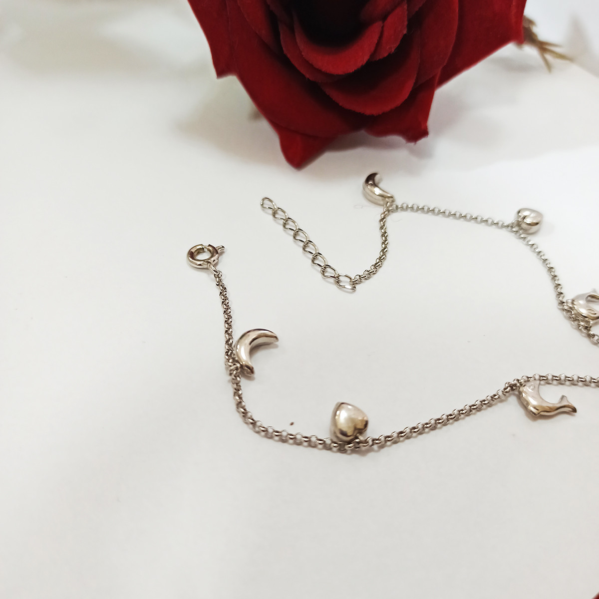 پابند نقره زنانه سلین کالا مدل دلفین ce-As6