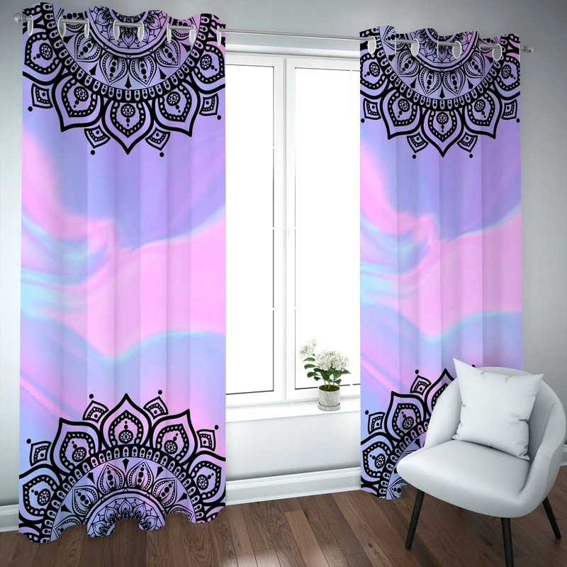 پرده مدل چاپی هازان سایز 300×150 سانتی متر 