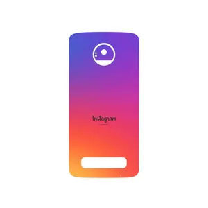 MAHOOT Instagram Cover Sticker for Motorola Moto Z Play