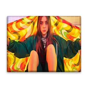 کاشی اطلس آبی  طرح خواننده بیلی آیلیش مدل T5568