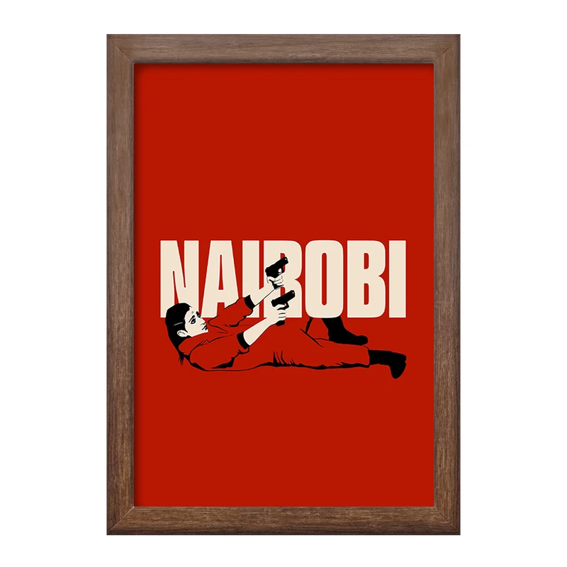 تابلو خندالو طرح نایروبی سریال خانه ی کاغذی کد F1714