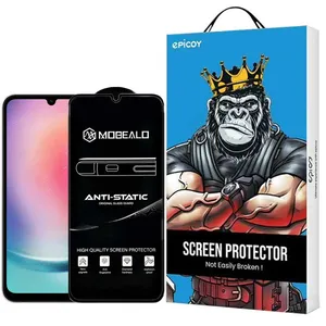 Epicoy Mobealo-AntiStatic Glass screen protector for Galaxy A25 5G / A24 4G / A15 4G/5G