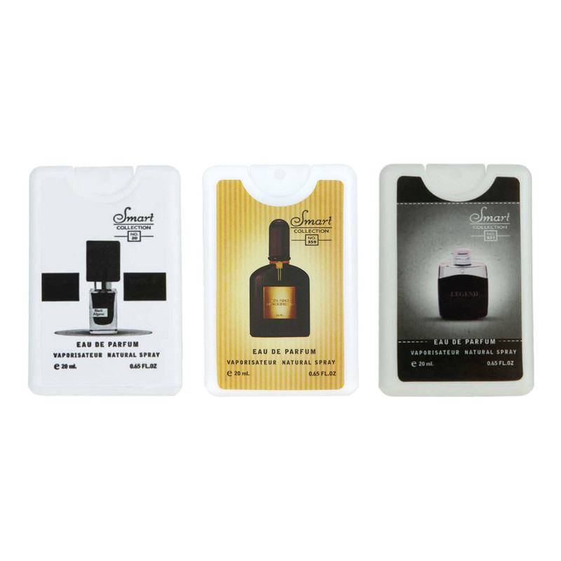 عطر جیبی اسمارت کالکشن مدل تام فورد بلک افغان لجند حجم 20 میلی لیتر بسته 3 عددی عطر جیبی اسمارت کالکشن مدل تام فورد بلک افغان لجند حجم 20 میلی لیتر بسته 3 عددی