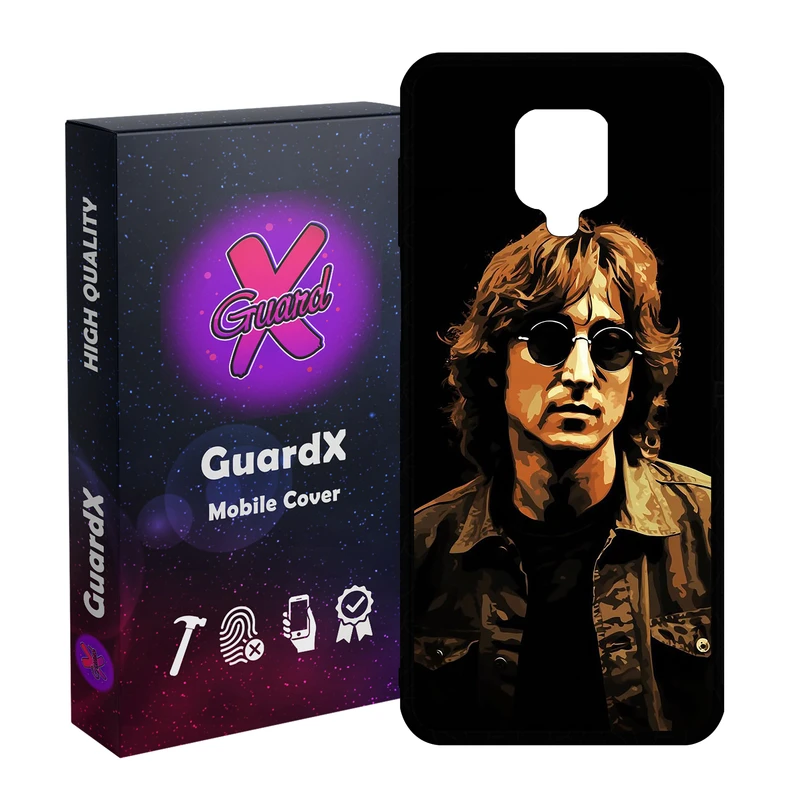 کاور گارد ایکس طرح مرد مدل  Glass10753 مناسب برای گوشی موبایل شیائومی Redmi Note9 Pro/Note 9 Pro Max/Redmi Note 9S/MI Poco M2 Pro