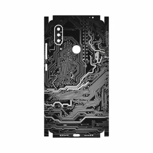 MAHOOT Black Printed Circuit Board-FullSkin Cover Sticker for Xiaomi Mi 8 SE