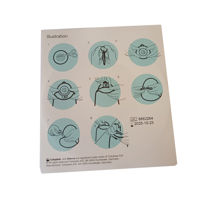 کیسه استومی کلوپلاست مدل 17652 بسته 9 عددی به همراه چسب کلوپلاست مدل sc