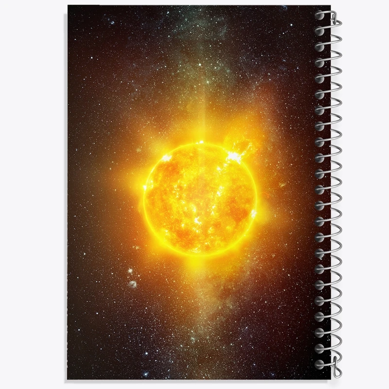 دفتر مشق 50 برگ خندالو طرح کهکشان کد F544