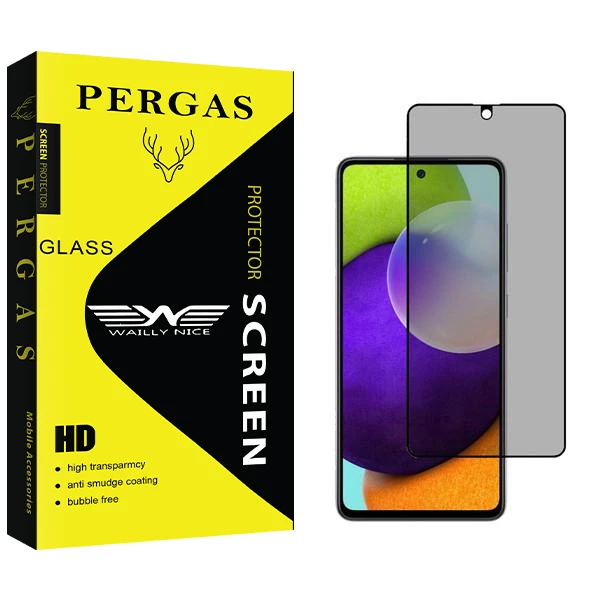 محافظ صفحه نمایش حریم شخصی وایلی نایس مدل Pergas مناسب برای گوشی موبایل سامسونگ Galaxy A52 4G