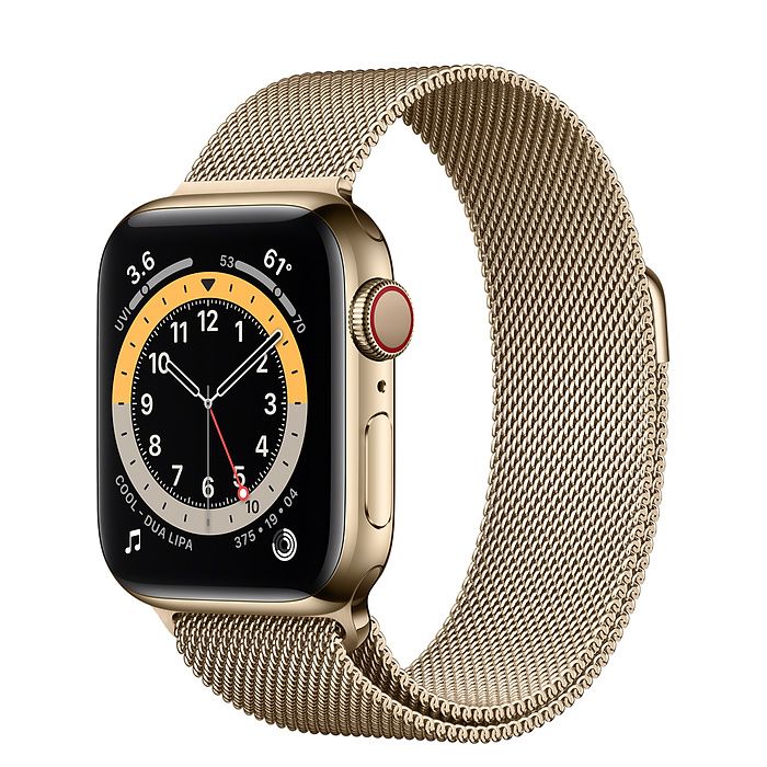 ساعت هوشمند اپل واچ سری 6 مدل 44mm Stainless Steel Case with Milanese Loop Steel Band -  - 1