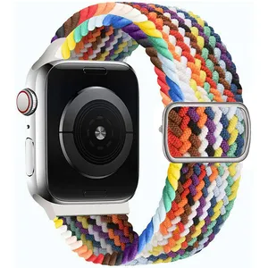 بند کینگدام مدل Braided Elstic Clip مناسب برای اپل واچ سری 1/2/3/4/5/6/7/8/9/SE/ULTRA/ULTRA 2 سایز 42/44/45/49 میلی متری