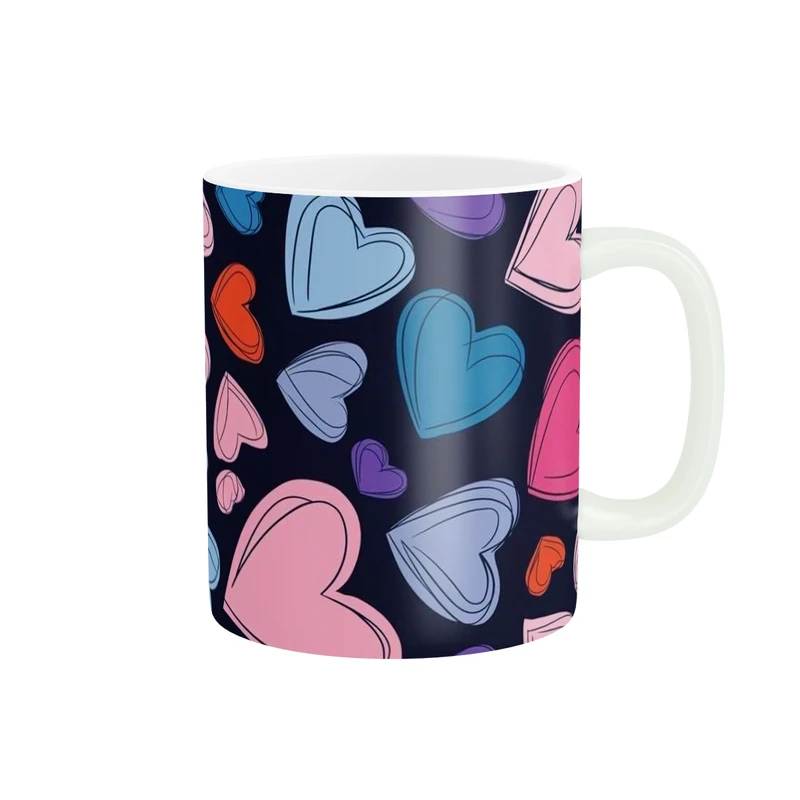 ماگ پاد آفرین مدل قلبی کد DKC971