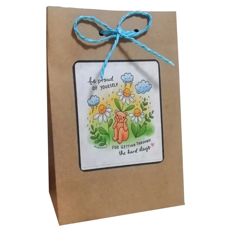 پاکت هدیه مدل جملات انگیزشی مجموعه دو عددی