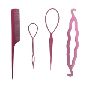 ابزار بافت مو زنانه مدل Nevorük مجموعه 4 عددی