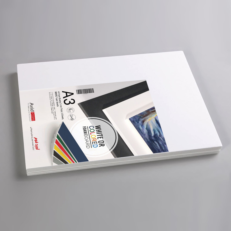 فوم برد آویدفوم مدل PL_A3_5M بسته 5 عددی