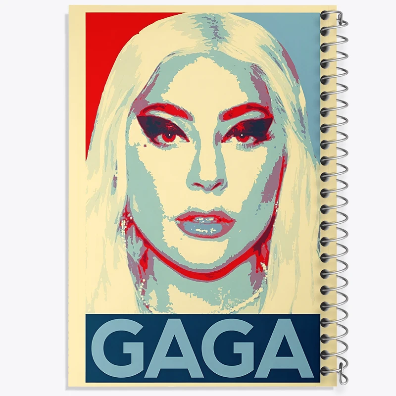 دفتر لیست خرید 50 برگ خندالو طرح لیدی گاگا (Lady Gaga) کد F6470