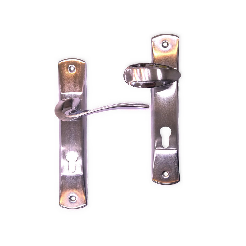 دستگیره در مدل هلالی آپارتمانی چپ بازشو کد 1021 مجموعه دو عددی