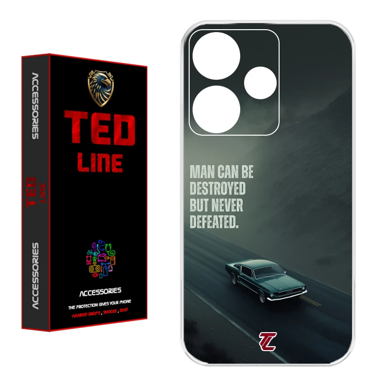 کاور تد لاین طرح ماشین کد 1131 مناسب برای گوشی موبایل شیائومی Redmi 13 4G