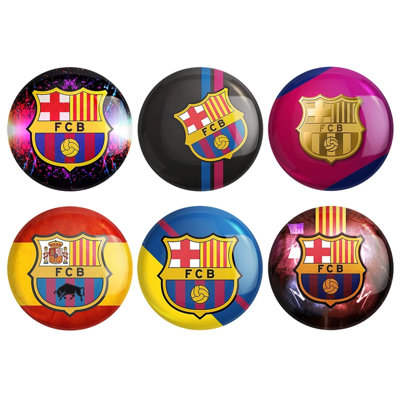 مگنت خندالو طرح باشگاه بارسلونا FC Barcelona کد 1690A مجموعه 6 عددی
