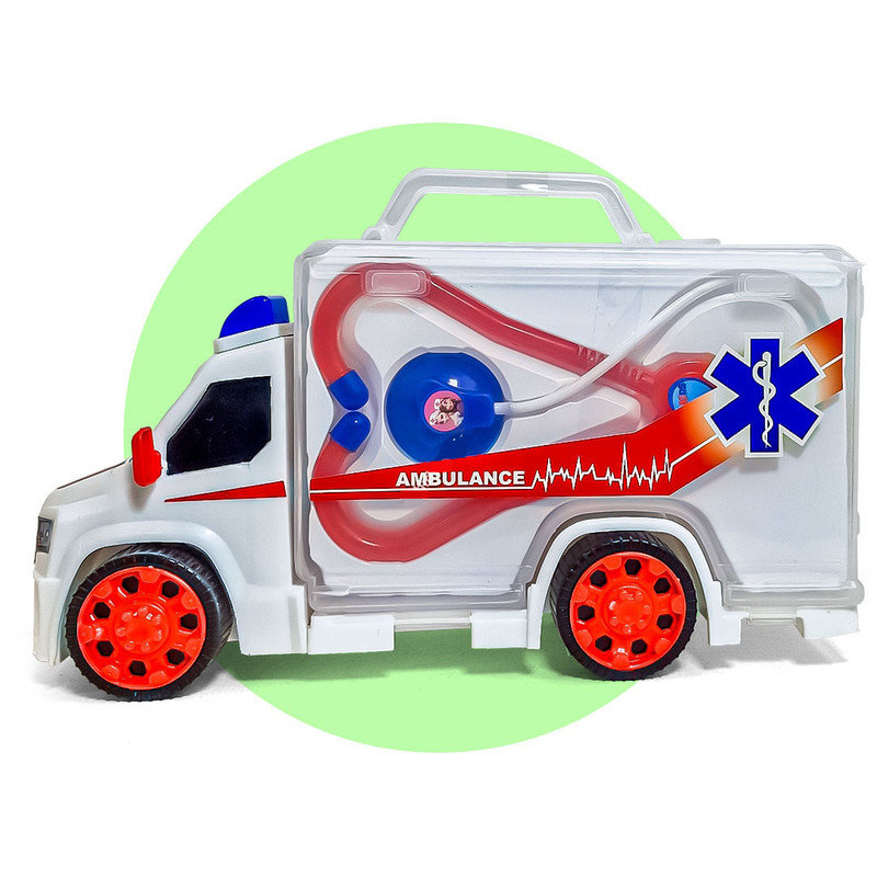 ماشین بازی مدل آمبولانس و تجهیزات پزشکی 1020