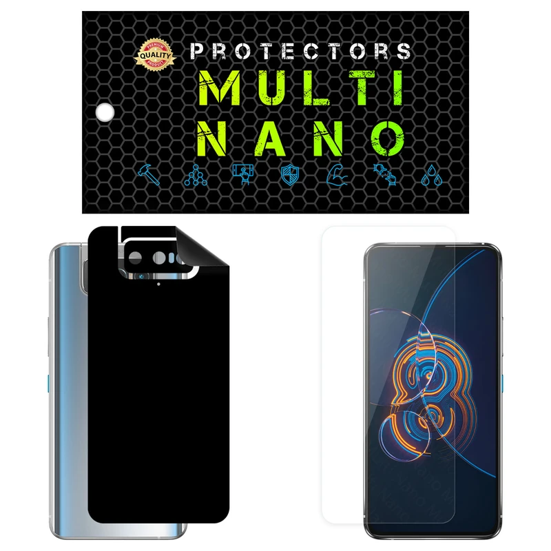 محافظ صفحه نمایش مولتی نانو مدل X-SFM مناسب برای گوشی موبایل ایسوس Zenfone 8 Flip / ZS672KS به همراه برچسب پوششی