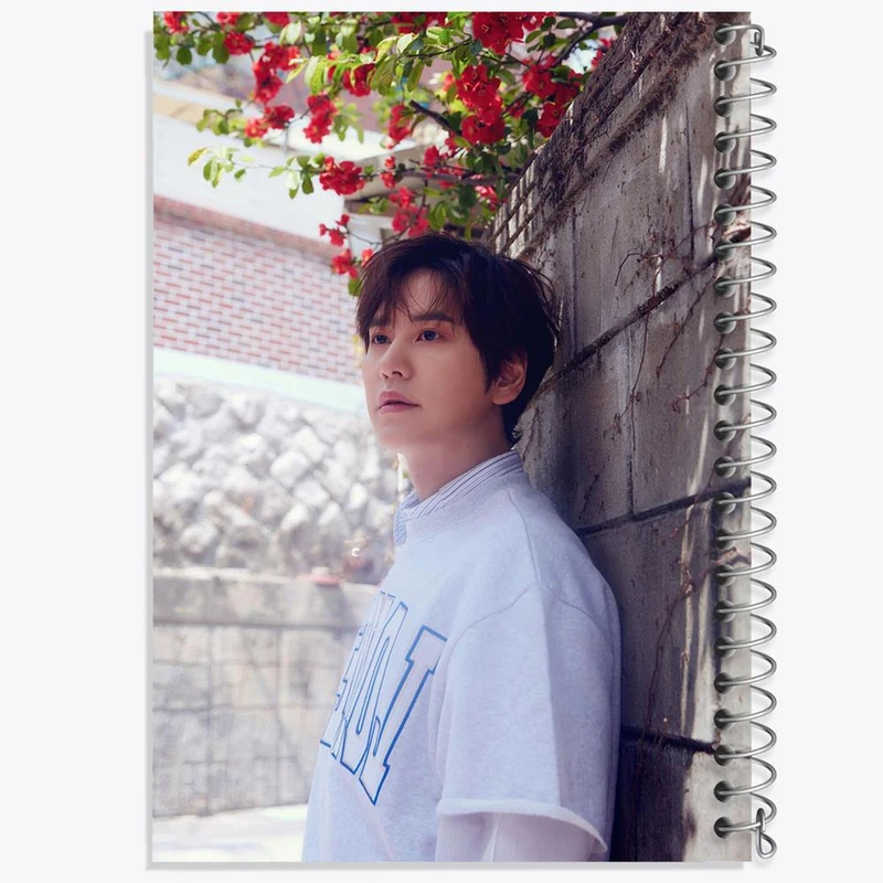دفتر مشق 50 برگ خندالو مدل کیوهیون گروه سوپر جونیور Super Junior کد 21442