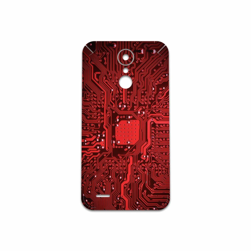 برچسب پوششی ماهوت مدل Red Printed Circuit Board مناسب برای گوشی موبایل ال جی K10 2017