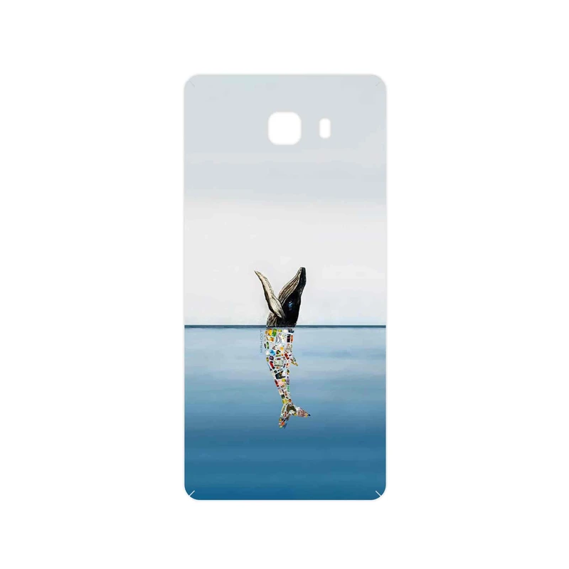 برچسب پوششی ماهوت مدل Collage of Sea Trash مناسب برای گوشی موبایل سامسونگ Galaxy C9 Pro