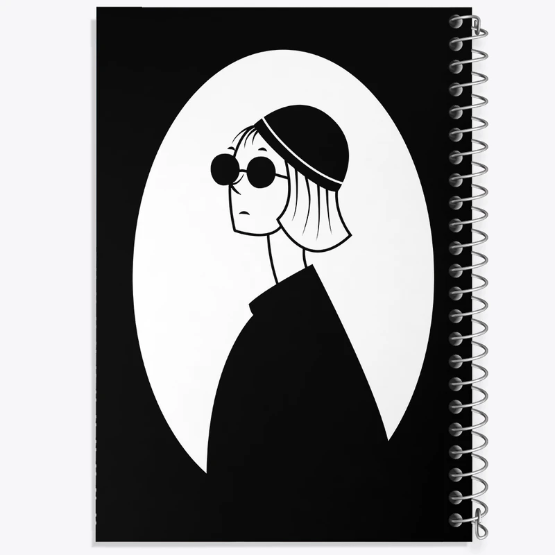 دفتر شطرنجی 50 برگ خندالو طرح دخترانه کد N2976