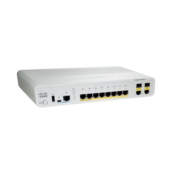 سوئیچ 8 پورت POE سیسکو مدل WS-C3560CX-8PC-S