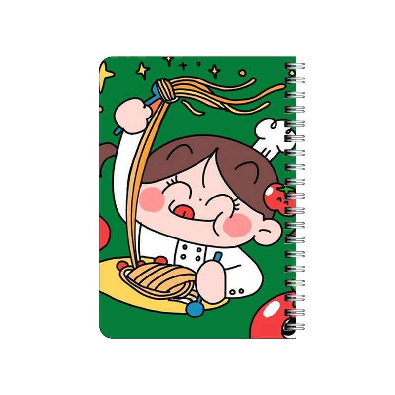 دفترچه یادداشت بامبیلیپ مدل چوبی طرح دختر نودل دوست کد 2966873