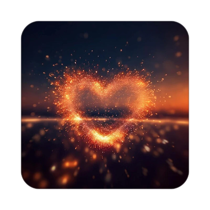 زیر لیوانی کاکتی مدل عاشقانه کد mp11982