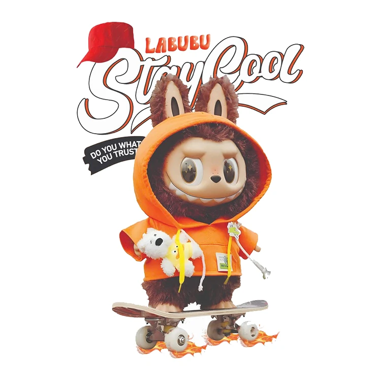 استیکر پارچه و لباس پاد آفرین مدل لبوبو کد 401