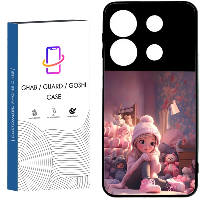 کاور قاب گارد گوشی طرح دخترانه کد 77- TPU مناسب برای گوشی موبایل شیائومی Redmi Note 13 Pro 5G / Poco X6 5G