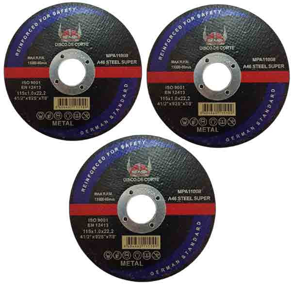 صفحه سنگ برش آهن مدل ps بسته 3 عددی