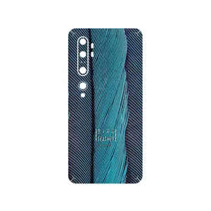 MAHOOT Turquoise feathers Cover Sticker for Xiaomi Mi Note 10 Pro