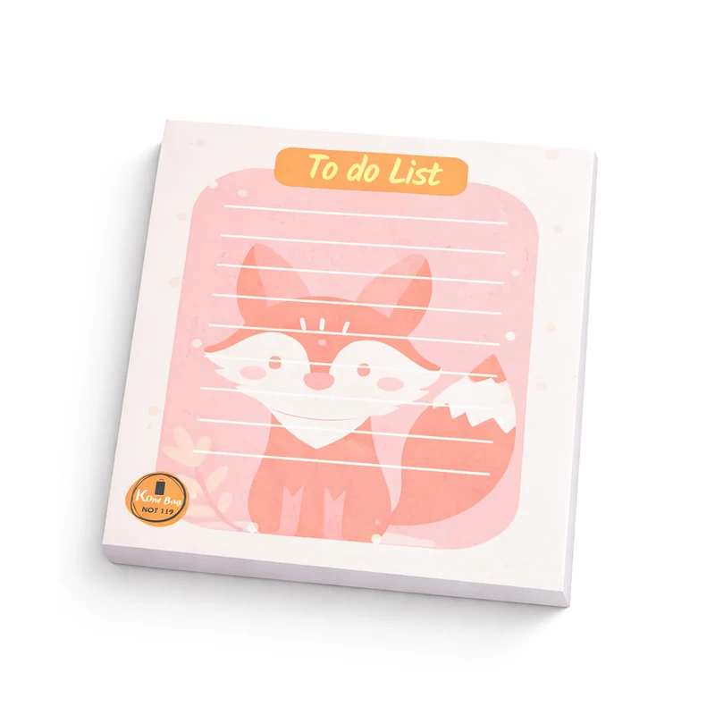 کاغذ یادداشت مدل To do list 119 سایز 10*10 سانتی متر