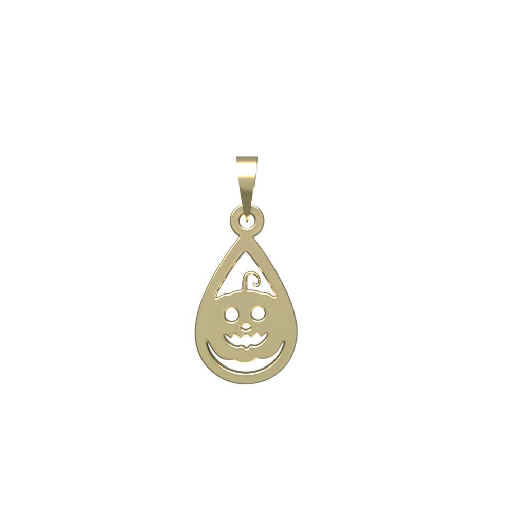 آویز گردنبند طلا 18 عیار زنانه مدوپد مدل هالووین کد PA1-13595 -  - 2