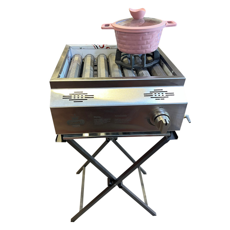 کباب پز آکماز مدل 7 شعله پایه دار