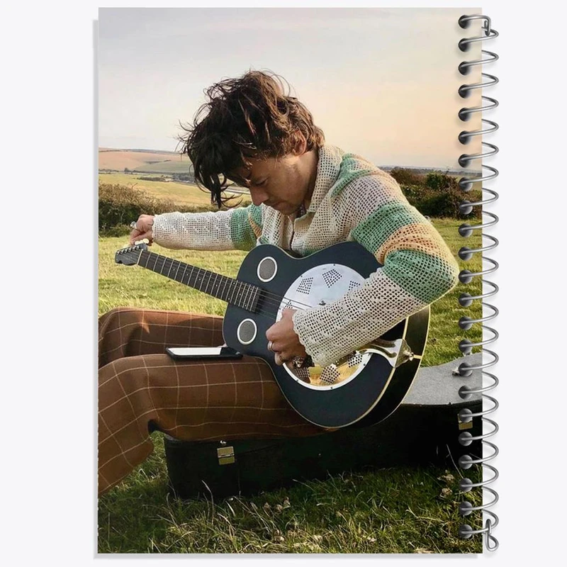 دفتر مشق 50 برگ خندالو مدل هری استایلز گروه موسیقی وان دایرکشن One Direction کد 18917